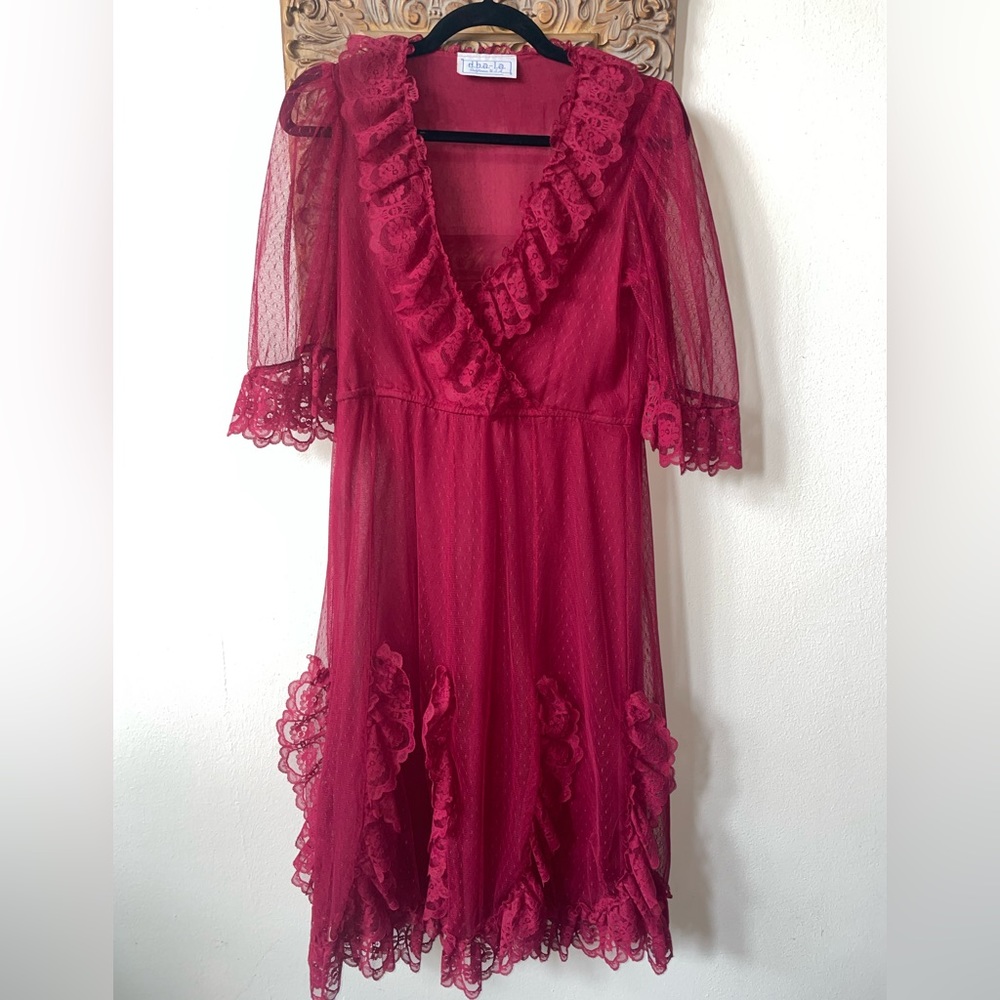Vintage Lace Dress Circa 1970’s